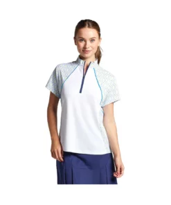 Maeve Bermuda Sand Women' Block Polo Sublimated