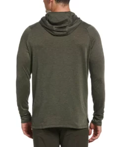 Callaway Pullover Hoodie Performance Crossover -Golf Sales Store callaway crossover performance hoodie pullover dark lichen heather 02 21456.1676904779