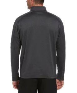 Callaway Waffle Knit Fleece Midweight 1/4 Zip -Golf Sales Store callaway midweight waffle knit fleece 1 4 zip caviar sahde heather 02 46515.1659042872