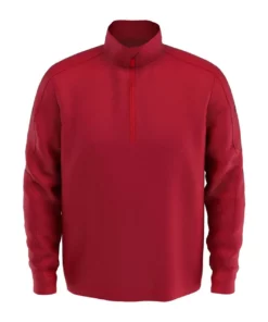 Callaway Waffle Knit Fleece Midweight 1/4 Zip -Golf Sales Store callaway midweight waffle knit fleece 1 4 zip true red heather 01 30979.1659042872