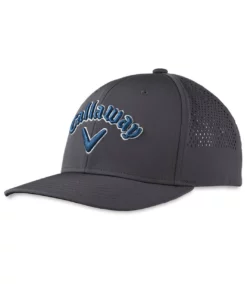 Callaway Riviera Fitted Hat -Golf Sales Store callaway riviera fitted hat charcoal blue 01 45203.1642694527