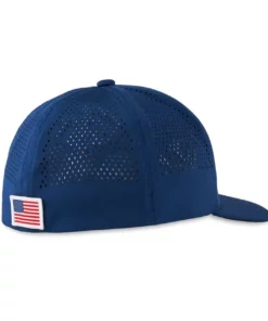 Callaway Riviera Fitted Hat -Golf Sales Store callaway riviera fitted hat navy red flag 02 18419.1642694551