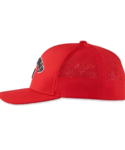 Callaway Riviera Fitted Hat -Golf Sales Store callaway riviera fitted hat red charcoal 04 58173.1642694597