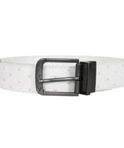Chev Callaway Belt Logo Printed Signature -Golf Sales Store callaway signature chev logo printed belt bright white 01 58684.1678396888