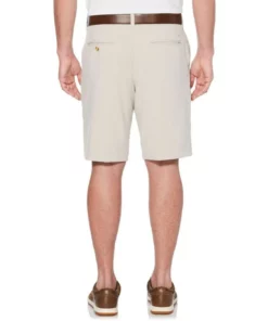 Callaway Short Solid Stretch Active Waistband -Golf Sales Store callaway stretch solid short with active waistband silver lining 02 19660.1667574553