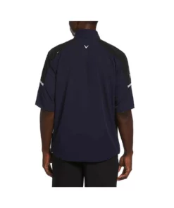 Callaway Windbreaker Swing Tech Blocked 1/4 Zip -Golf Sales Store callaway swing tech blocked 1 4 zip windbreaker peacoat 02 50707.1644508098
