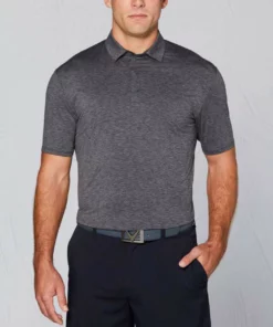 Callaway Tour Polo Authentic Heather Striped -Golf Sales Store callaway tour authentic heather striped polo ebony heather 01 79711.1632414155