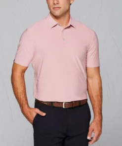 Callaway Tour Polo Authentic Heather Striped -Golf Sales Store callaway tour authentic heather striped polo pink heather 01 62344.1632414112