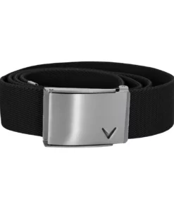 Callaway V-Logo Belt -Golf Sales Store callaway v logo belt caviar 01 36883.1678396472