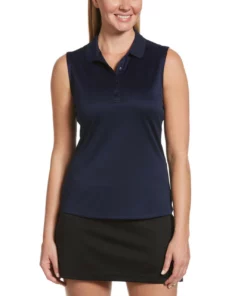 Callaway Women's Solid Knit Sleeveless Polo 11 Callaway Women's Solid Knit Sleeveless Polo -Golf Sales Store callaway womens solid knit sleeveless polo peacoat 01 14769.1656597778