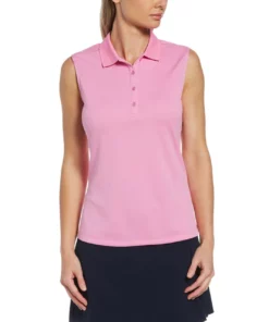 Callaway Women's Solid Knit Sleeveless Polo 14 Callaway Women's Solid Knit Sleeveless Polo -Golf Sales Store callaway womens solid knit sleeveless polo pink sunset 01 89956.1656597778