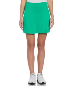 Callaway Women' Skort 17 Inch Solid Truesculpt -Golf Sales Store callaway womens solid truesculpt skort 17 inch bright green 01 29736.1654791779