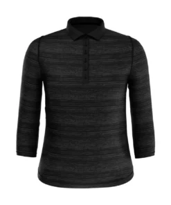 Callaway Women' Swing Tech Polo 3/4 Sleeve -Golf Sales Store callaway womens swing tech 3 4 sleeve polo caviar 01 12717.1654789379