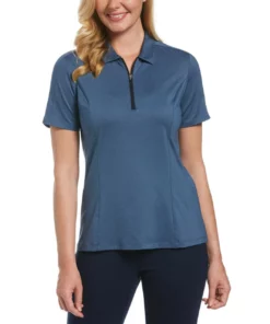 Callaway Women' Tonal Heather Polo 1/4 Zip 7 Callaway Women' Tonal Heather Polo 1/4 Zip -Golf Sales Store callaway womens tonal heather 1 4 zip polo true navy heather 01 60302.1654787878