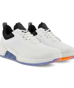 ECCO Men's Biom H4 Golf Shoes -Golf Sales Store ecco biom h4 golf shoes white black 06 18200.1662670387