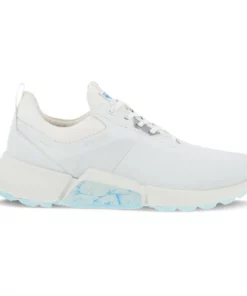 ECCO Men's Biom H4 Golf Shoes -Golf Sales Store ecco biom h4 golf shoes white light blue 01 48185.1662670387