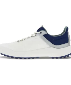 ECCO Men's Core Golf Shoes -Golf Sales Store ecco core golf shoes white silver metallic blue depths 04 64931.1665151988