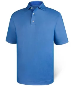 FootJoy Birdseye Jacquard Dot Geo Trim Polo - Self Collar - Previous Season Style