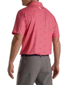 Golf Sales Store -Golf Sales Store footjoy cactus print lisle self collar polo watermelon 02 06439.1673903054