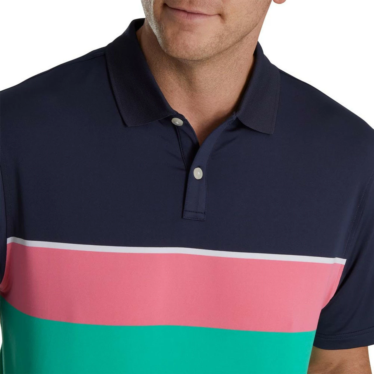 Footjoy Polo Collar Lisle Knit Color Theory - Image 3