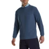 FootJoy Crewneck Pullover -Golf Sales Store footjoy crewneck pullover bluestone 01 19647.1673904911