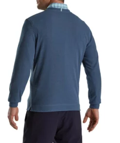 FootJoy Crewneck Pullover -Golf Sales Store footjoy crewneck pullover bluestone 02 33172.1673902380