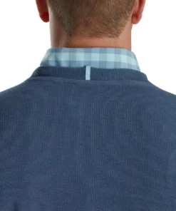 FootJoy Crewneck Pullover -Golf Sales Store footjoy crewneck pullover bluestone 03 73166.1673904998