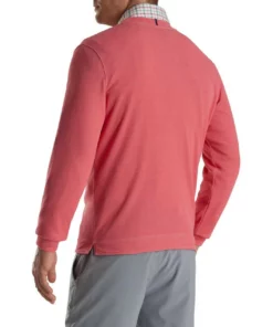 FootJoy Crewneck Pullover -Golf Sales Store footjoy crewneck pullover watermelon 02 06143.1673906802