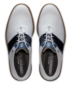 Footjoy Packard Dryjoy Men' Shoe Premiere Series Golf -Golf Sales Store footjoy dryjoys premiere series packard golf shoes white navy 03 48012.1676576792