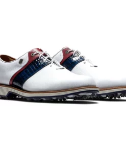 Footjoy Packard Dryjoy Men' Shoe Premiere Series Golf -Golf Sales Store footjoy dryjoys premiere series packard golf shoes white navy red 05 48751.1676576786