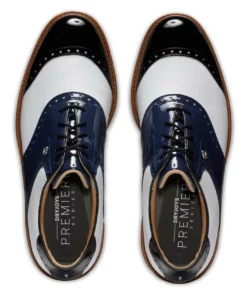 Wilcox Footjoy Dryjoy Men' Shoe Premiere Series Golf -Golf Sales Store footjoy dryjoys premiere series wilcox golf shoes navy white 03 49079.1679063038