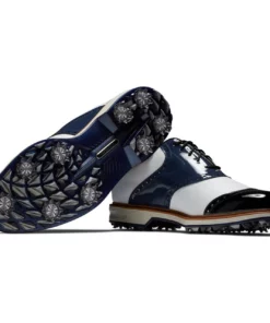 Wilcox Footjoy Dryjoy Men' Shoe Premiere Series Golf -Golf Sales Store footjoy dryjoys premiere series wilcox golf shoes navy white 06 96544.1679063039