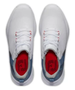 FootJoy Men's FJ Fuel Golf Shoes -Golf Sales Store footjoy fj fuel golf shoes white blue fog red 03 58088.1664304221