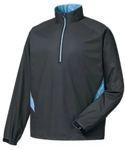 Footjoy Pullover Fj Hydroknit Rain -Golf Sales Store footjoy fj hydroknit rain pullover charcoal light blue 01 28792.1659043372