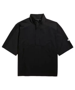 Footjoy Shirt Fj Hydrolite Rain Short Sleeve -Golf Sales Store footjoy fj hydrolite short sleeve rain shirt black 01 88946.1676494362