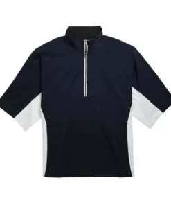 Footjoy Shirt Fj Hydrolite Rain Short Sleeve -Golf Sales Store footjoy fj hydrolite short sleeve rain shirt navy white black 01 22823.1676494363