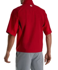 Footjoy Shirt Fj Hydrolite Rain Short Sleeve -Golf Sales Store footjoy fj hydrolite short sleeve rain shirt red 03 66100.1676494360