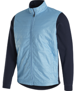 FootJoy Full-Zip Hybrid Jacket -Golf Sales Store footjoy full zip hybrid jacket light blue 01 83530.1632774035