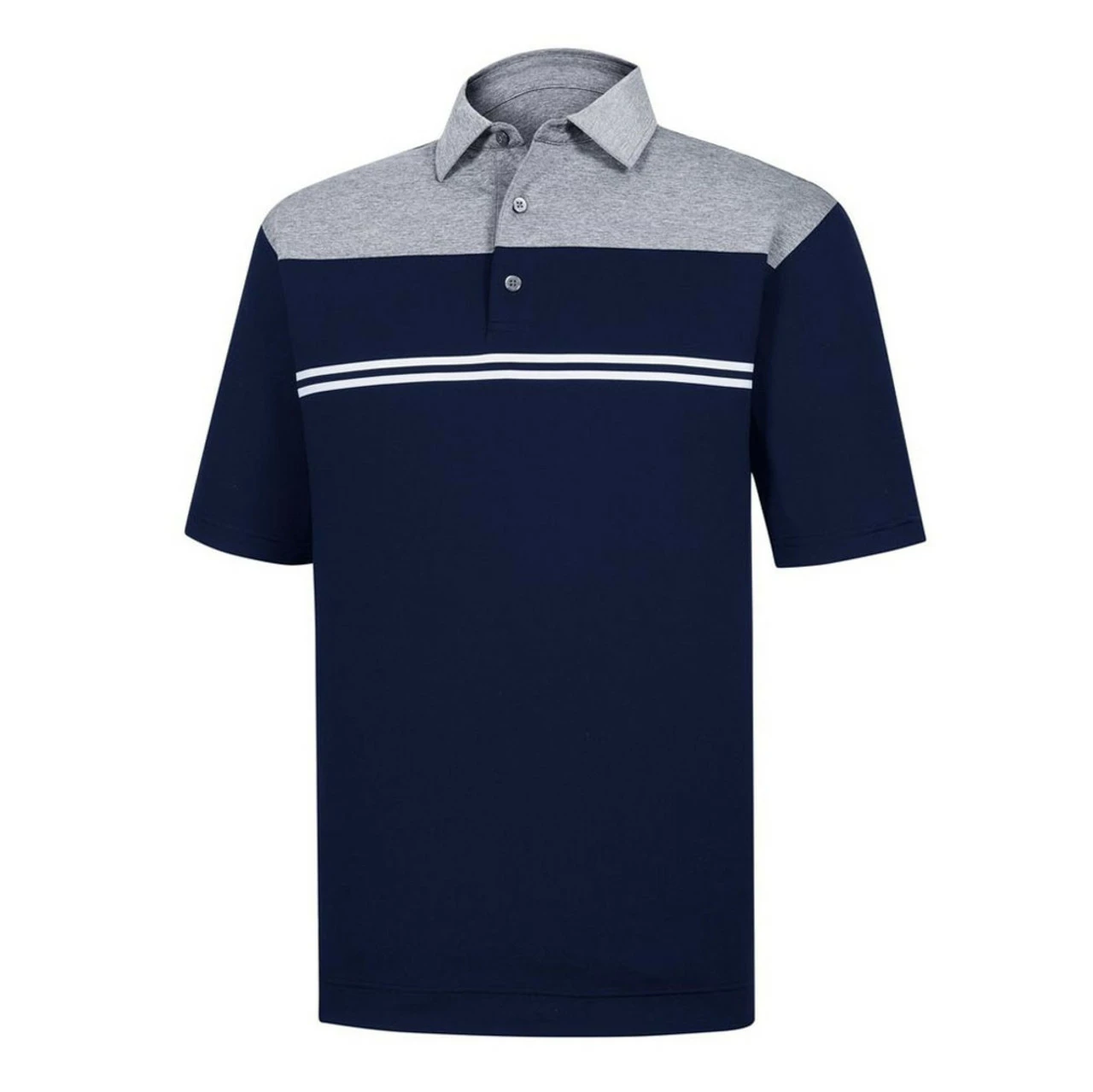 Footjoy Polo Color Block Lisle Heather Self Collar - Image 4