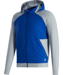 FootJoy Hybrid Hoodie 13 FootJoy Hybrid Hoodie -Golf Sales Store footjoy hybrid hoodie heather grey royal 01 64161.1632774196