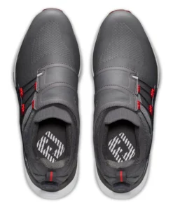 Footjoy Boa Men' Shoe Golf Hyperflex -Golf Sales Store footjoy hyperflex boa golf shoes charcoal grey red 03 40446.1678113493
