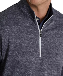 Footjoy Midlayer Jacquard Texture -Golf Sales Store footjoy jacquard texture midlayer navy 03 73635.1673901555