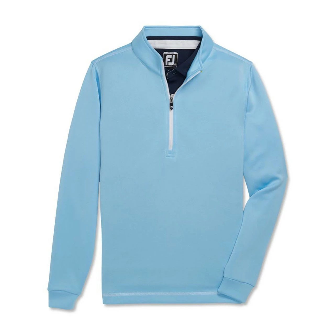 Footjoy Midlayer Junior Contrast Stitch 1/2 Zip 4 Footjoy Midlayer Junior Contrast Stitch 1/2 Zip - Image 2