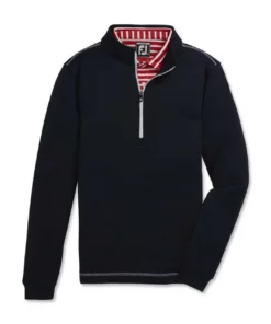 Footjoy Midlayer Junior Contrast Stitch 1/2 Zip 10 Footjoy Midlayer Junior Contrast Stitch 1/2 Zip -Golf Sales Store footjoy junior 1 2 zip midlayer with contrast stitch navy 01 36353.1676593913