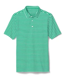 Footjoy Pique Junior Striped Self Collar Polo -Golf Sales Store footjoy junior striped pique self collar polo spearmint white 01 84573.1676595274