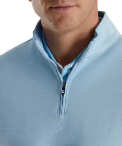 Footjoy Jaquard Lightweight 1/4 Zip -Golf Sales Store footjoy lightweight jacquard 1 4 zip dusk blue 03 67418.1673900851