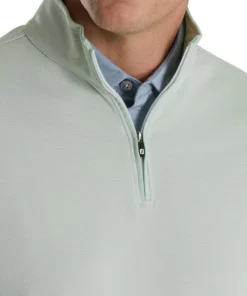 Footjoy Jaquard Lightweight 1/4 Zip -Golf Sales Store footjoy lightweight jacquard 1 4 zip sage 03 68034.1673905232