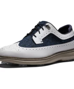 Footjoy Harris Tweed Men' Shoe 57923 Limited Edition Golf Tradition -Golf Sales Store footjoy limited edition harris tweed traditions golf shoes 57923 white multi gray 02 69725.1669393275