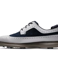 Footjoy Harris Tweed Men' Shoe 57923 Limited Edition Golf Tradition -Golf Sales Store footjoy limited edition harris tweed traditions golf shoes 57923 white multi gray 03 85433.1669393072