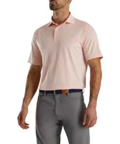 Footjoy Lisle Pencil Stripe Classic Polo -Golf Sales Store footjoy lisle classic pencil stripe polo quartz pink white 01 41988.1673900209